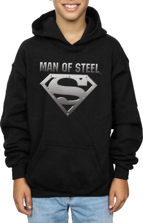 Image du produit - Sweat à capuche SUPERMAN MAN OF STEEL SHIELD - Garçon (128)