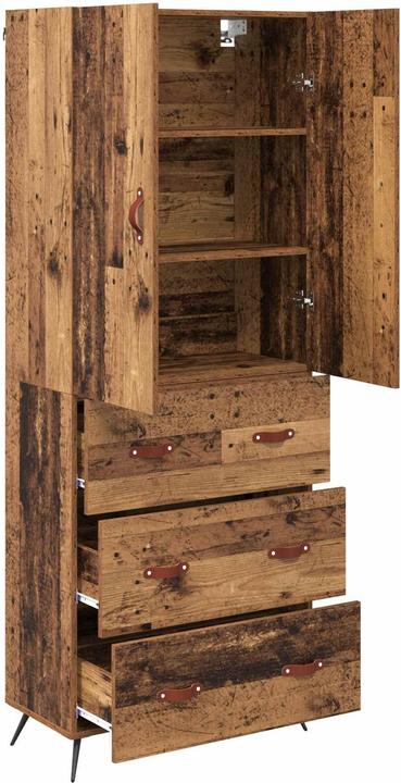 Produktbild vidaXL Highboard Schrank (69.50 x 34 x 180 cm)