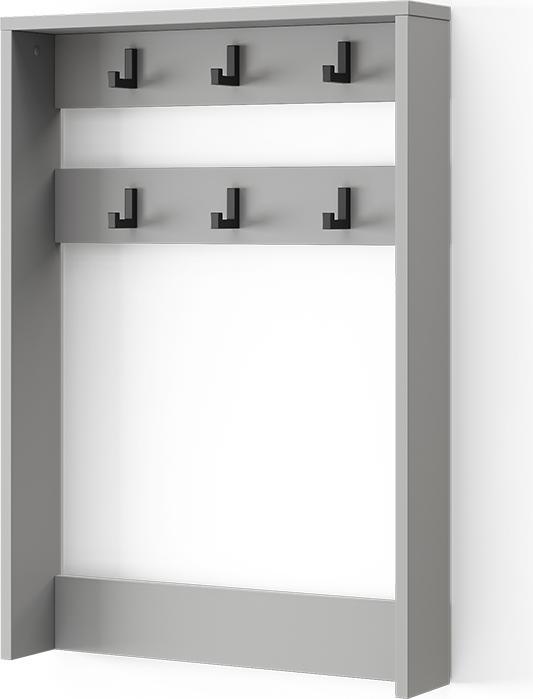 Vicco Wall coat rack Eliza, Grey, 60 x 85 cm