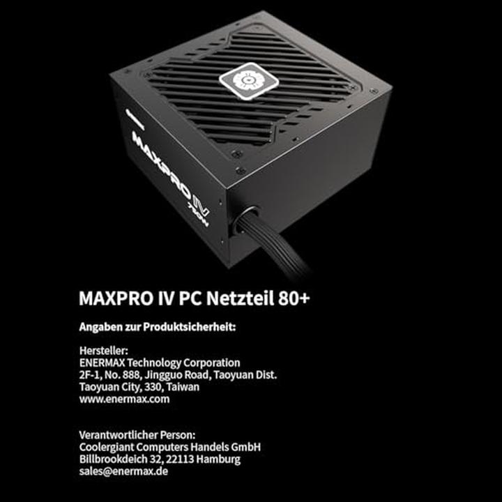 Produktbild Enermax MAXPRO IV 550W 80+ 230V EU Standard Non-Modular (550 W)