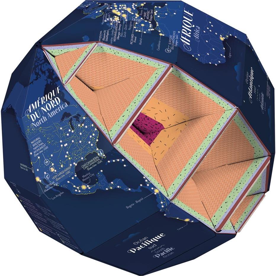 Thumbnail - Poppik Mein Bastel-Globus, Erde bei Nacht