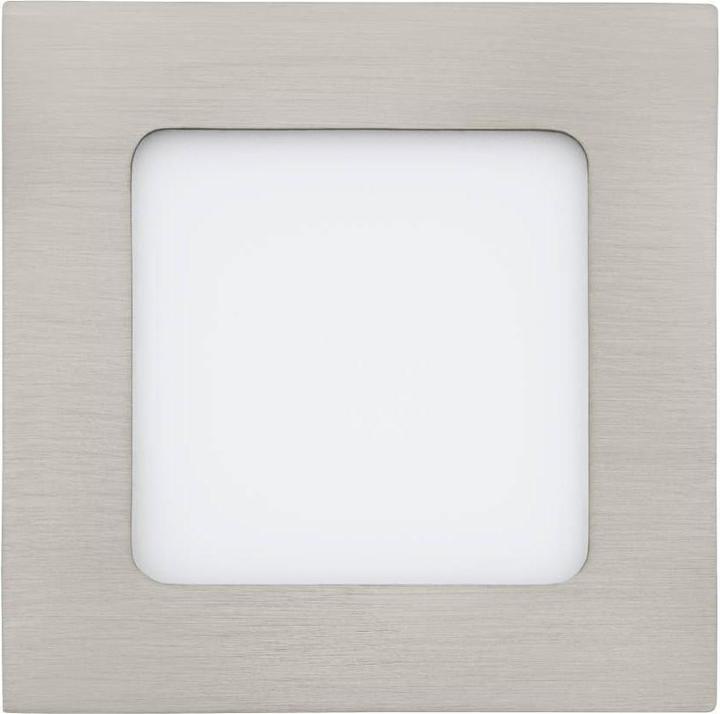 Produktbild EGLO 68718 FUEVA PRO CCT LED Einbauleuchte 4,5W 120x120mm Nickel-Matt Weiss Steuerbare Lichtfarbe