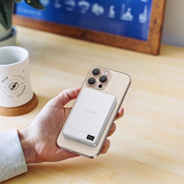 Immagine prodotto Tech-Protect Powerbank PB33 LifeMag MagSafe 5000mAH - silver (5000 mAh)