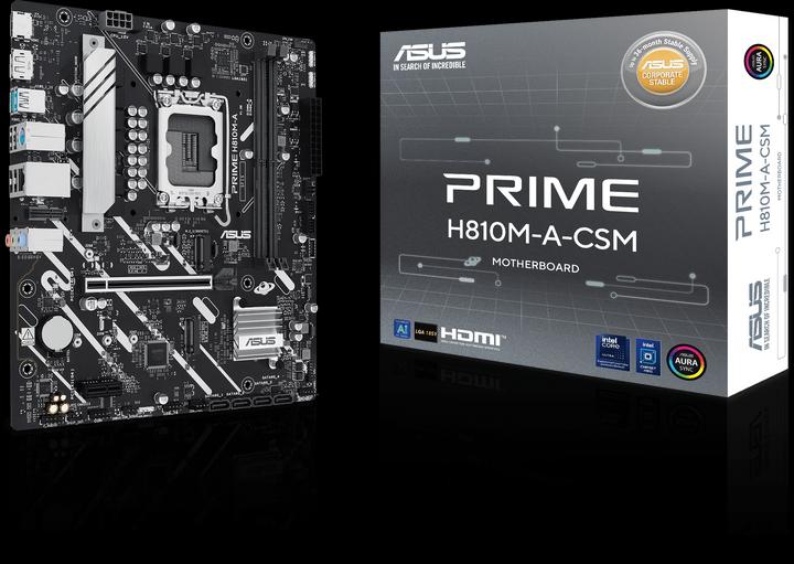 Actual product image ASUS PRIME H810M-A-CSM (Socket S1, Intel H810, mATX)