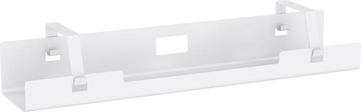 Actual product image Cablio cable tray and power strip holder White