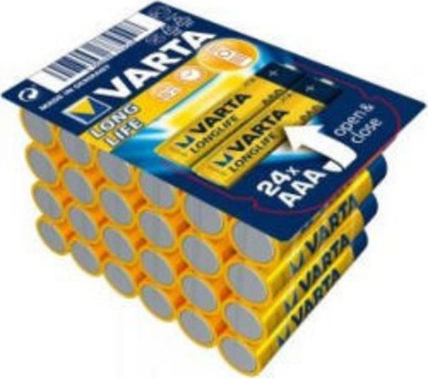 Productafbeelding Varta Longlife (24 Pcs., AAA / LR03 / Micro / R03 / AM4 / MN2400 / KR03, 1200 mAh)