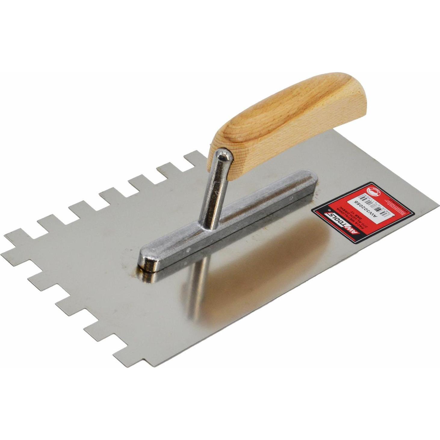 Awtools, Kelle + Spachtel, Paca Metalowa 270mm Drewniany Uchwyt Na Aluminiowej Stopce Ząb 12