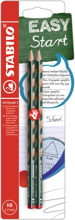 Produktbild STABILO EASYgraph S Metallic Bleistift Rechtshänder HB (2.20 mm, HB, 12x)