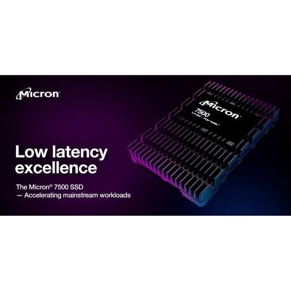 Micron 7500 MAX - SSD - Mixed Use - 3.2 TB - U.3 PCIe 4.0 (NVMe