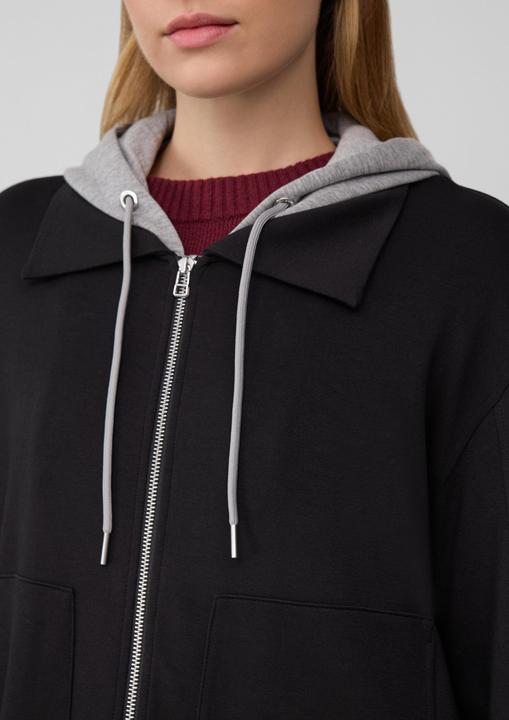 Produktbild s.Oliver Sweatshirt Jacke Scuba-Sweatjacke mit herausnehmbarem Einsatz (36)