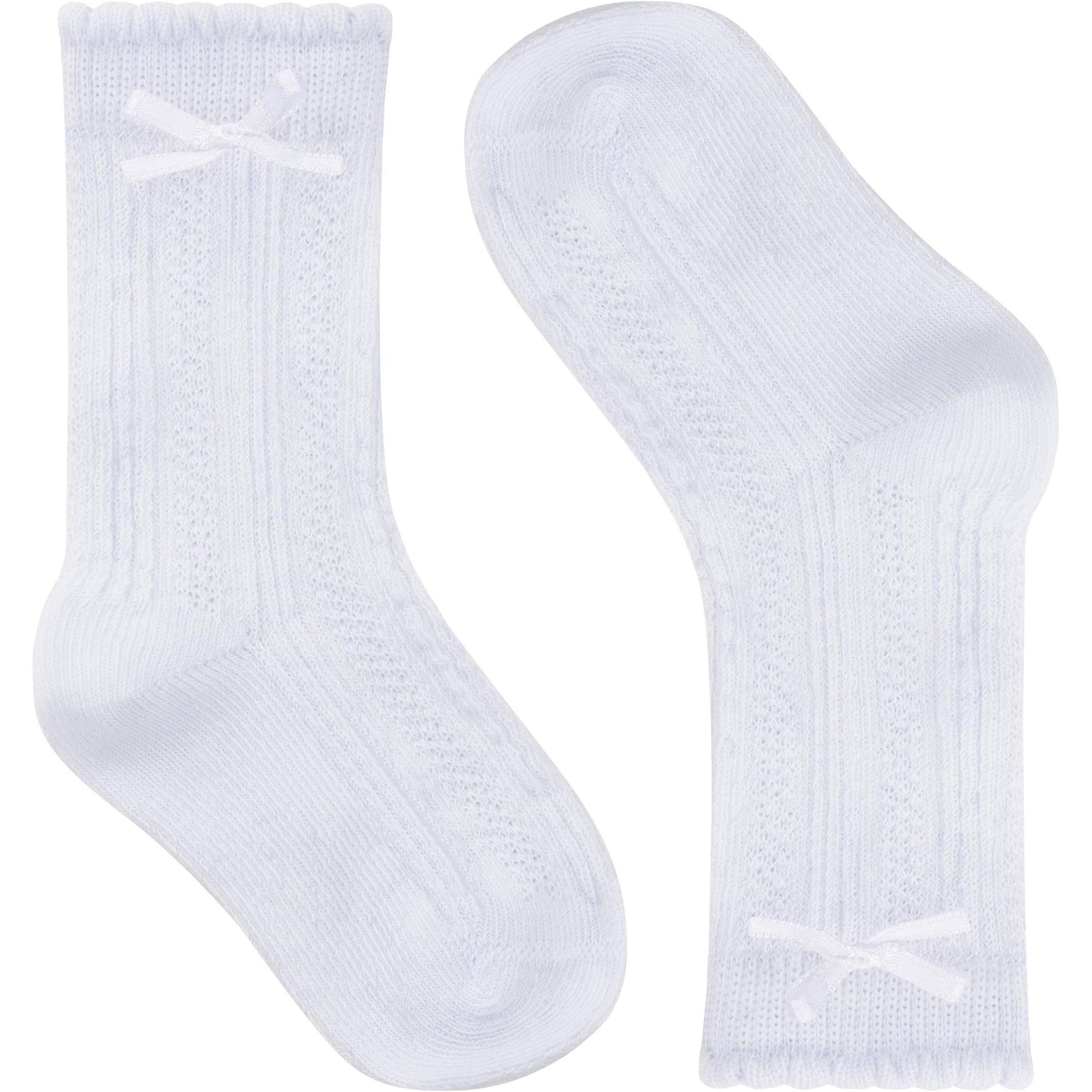 Thumbnail - Normani, Unisex, Socken, 4 Paar Kindersocken mit Schleife - 9591, Mehrfarbig, (4er Pack, 23 - 26)