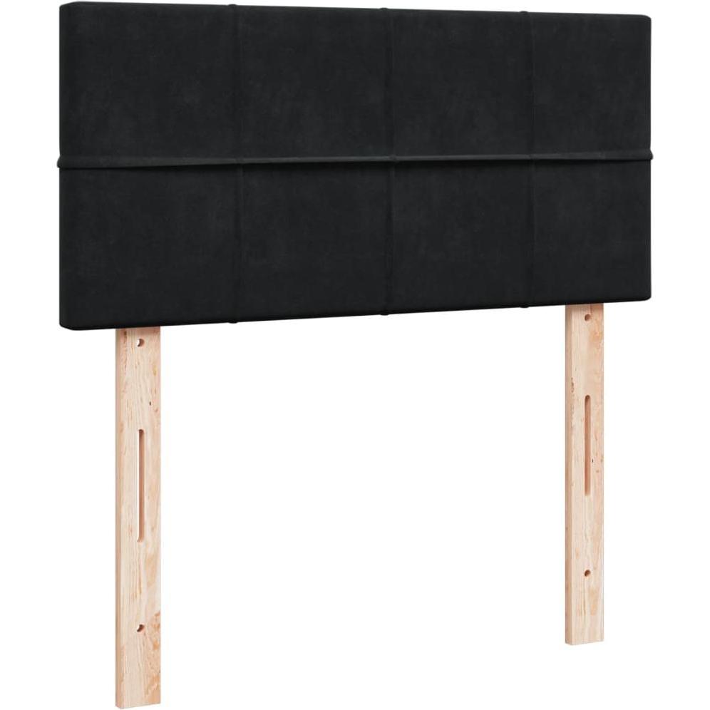 Thumbnail - VidaXL, Bett, Bo x springbett mit Matratze 90 x 190 cm Samt (90 x 190 cm)