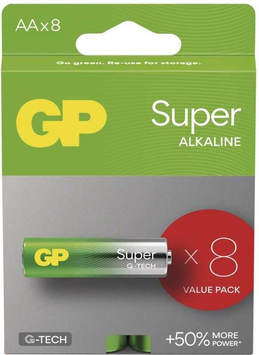 Image du produit GP Batteries LR6 8BL GP Super Alcaline (G-TECH) (8 pcs, AA)