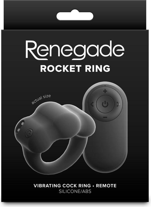 Produktbild NS Novelties Renegade Rocket Ring Black (4.40 cm)