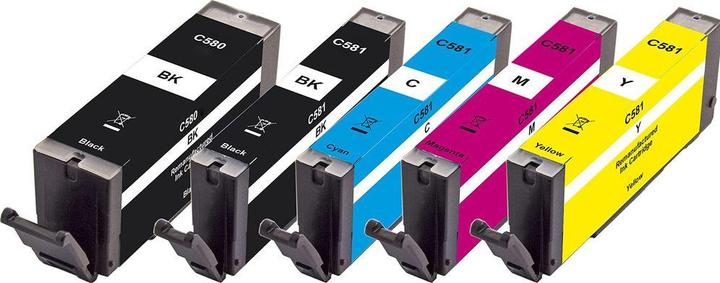 Actual product image Peach PGI-580/CLI-581 (M, C, Y, FC, PBK)