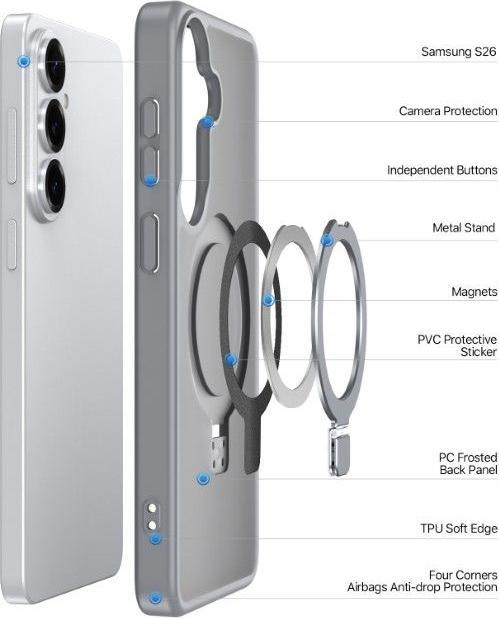 Produktbild Dux Ducis Yind MagSafe Series Hardcase Hülle (Samsung Galaxy S26)