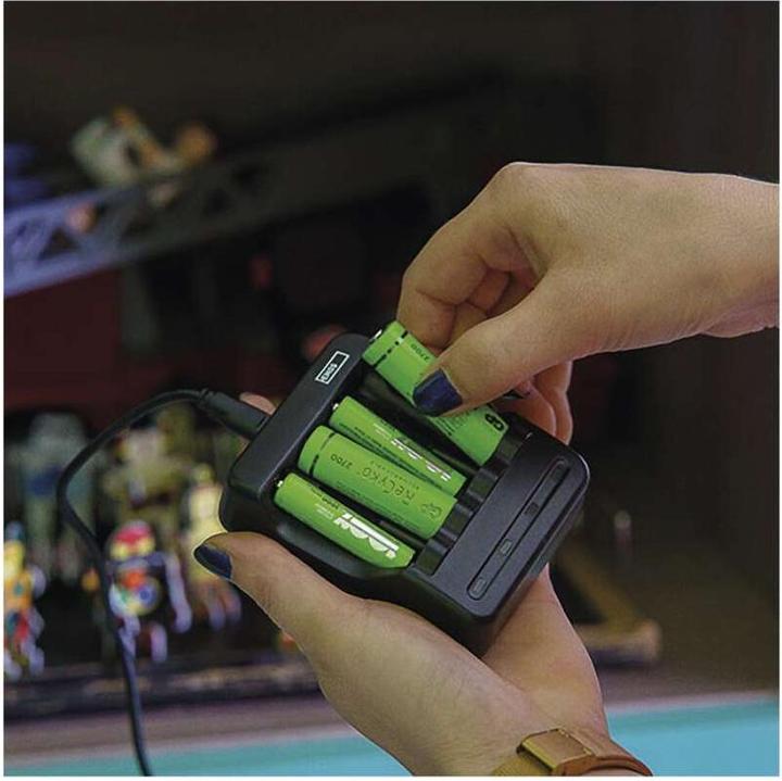 Immagine prodotto Emos Caricabatterie BCN-40 (1 pz., AAA, AA, Caricabatterie senza batteria)