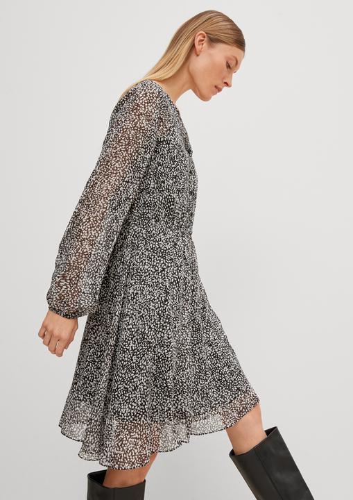 Image du produit Comma Kleid Midikleid aus Viskose (40)