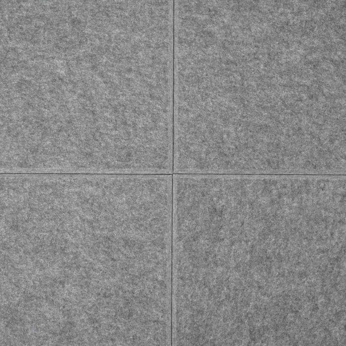 Actual product image Mendler Set of 4 acoustic wall panels HWC-L52, sound-absorbing 1sqm surface 50x50cm, grey