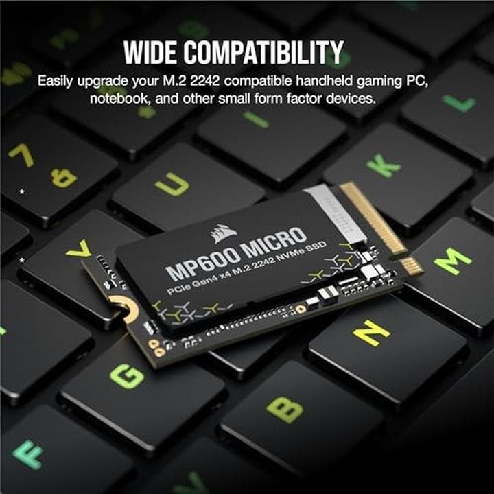 Productafbeelding Corsair MP600 MICRO (1000 GB, M.2 2242)