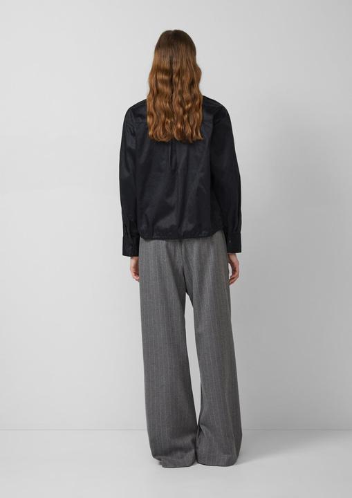 Immagine prodotto s.Oliver Bluse Hemdbluse mit Glitzersteinen und Schnürung am Saum (36)