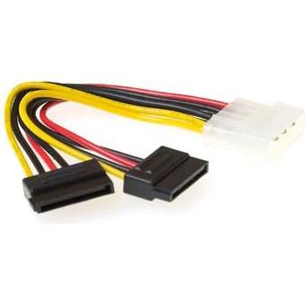 ACT Cavo splitter di alimentazione Serial ATA da 0,15 m. Lunghezza: 0,15 m S-ata power splitter 0,15m, Cavo interno (PC)