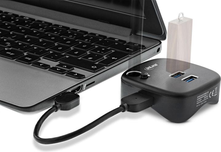 Image du produit InLine Multihub USB 3.0 (USB-A, 2 ports)