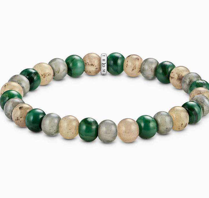 Produktbild Thomas Sabo Armband Jasper Jade und Labradorit (19 cm, Silber 925)
