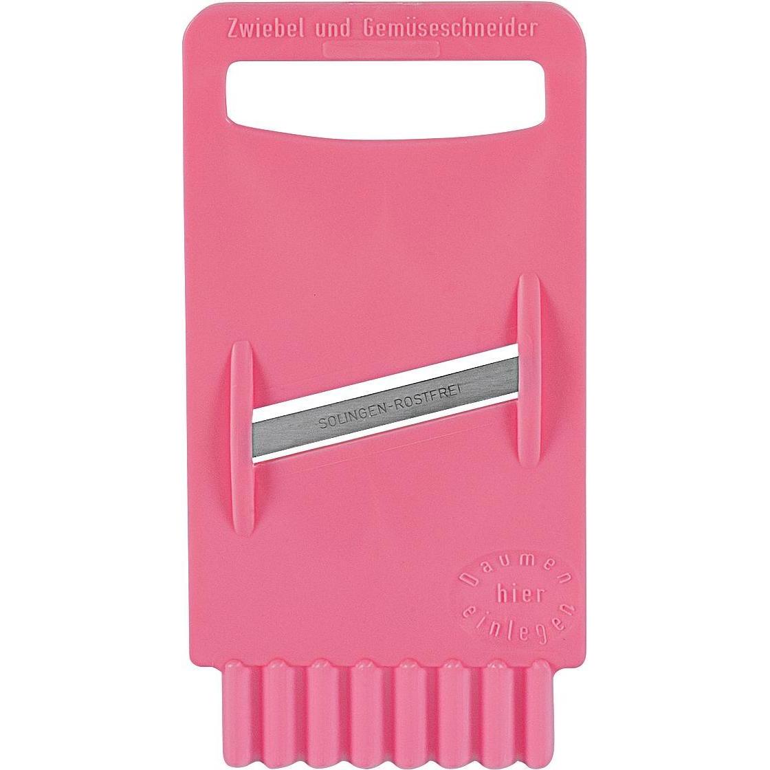 Buchsteiner Gemüsehobel 18x9cm, Küchenreibe, Rosa