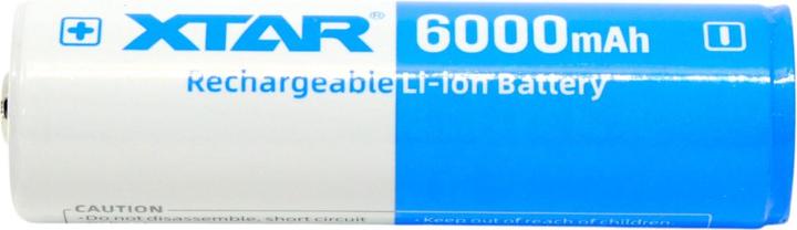 Actual product image Xtar Li-ion battery with protection electronics (1 pcs., 21700, 6000 mAh)