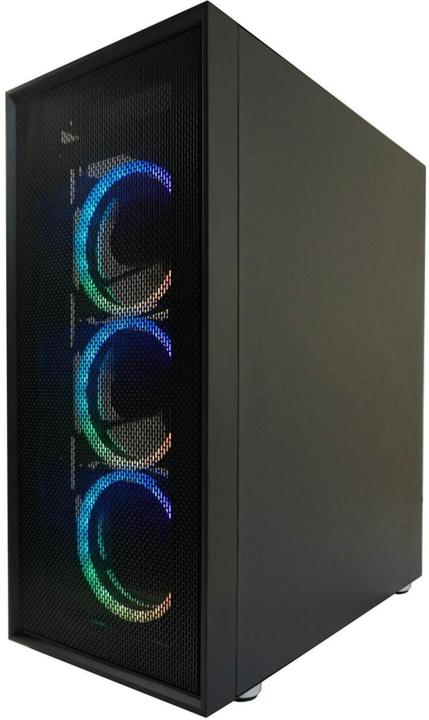 Actual product image LC-Power Case Gaming 802B-ON Black Wandererd X RGB black retail (ATX, mATX, Mini-ITX)
