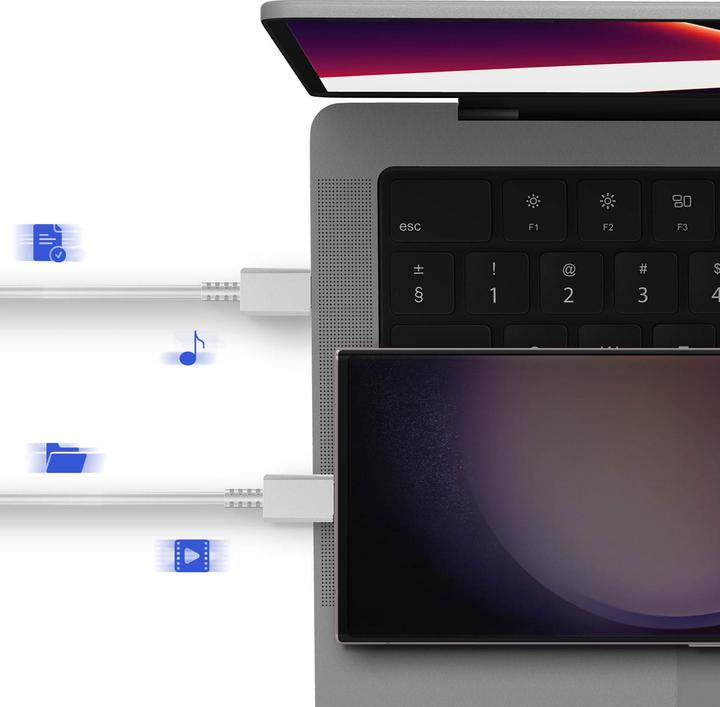 Produktbild Samsung EP-DA905BW, 1m (1 m)