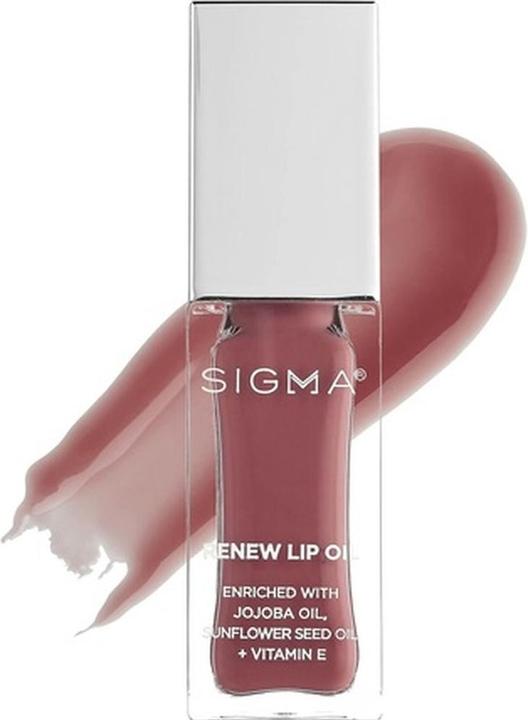 Immagine prodotto Sigma Beauty Renew Lip Oil Berry Muave Sheen Olio per labbra nutriente e non appiccicoso con una sottile (Bacca Muave Sheen)