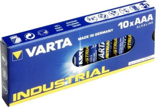 Produktbild Varta Industrial Alkaline (10 Stk., AAA / LR03 / Micro / R03 / AM4 / MN2400 / KR03, 1250 mAh)