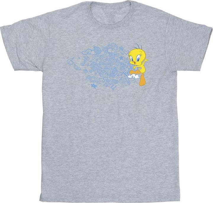 Immagine prodotto Looney Tunes ACME Doodles Tweety Maglietta Uomo (5XL)