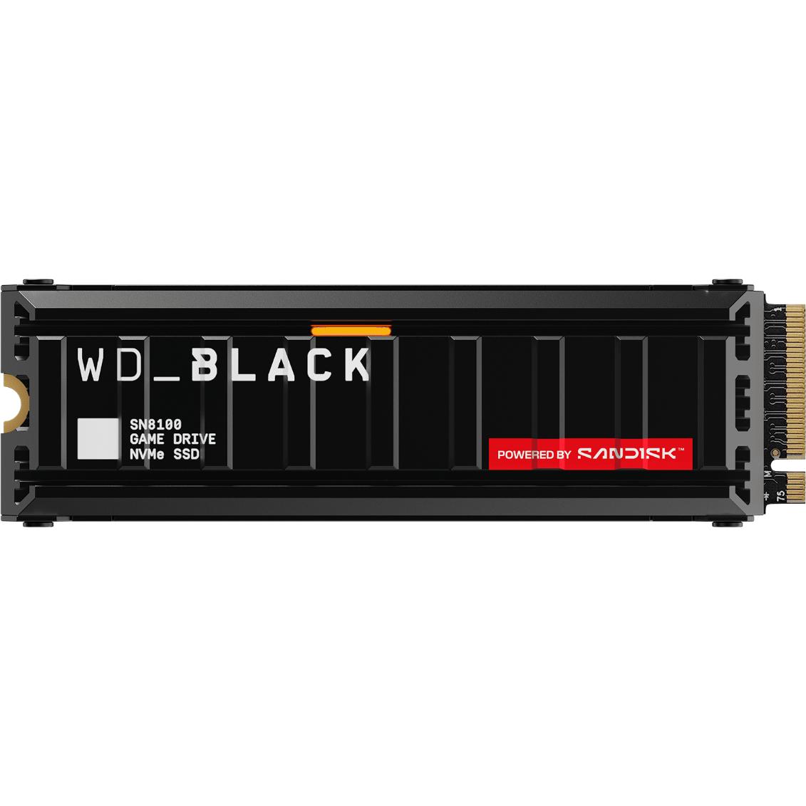 Wd Black Sn8100 With Heatsink Powered By Sandisk (8000 Gb, M.2, M.2 2280), Ssd