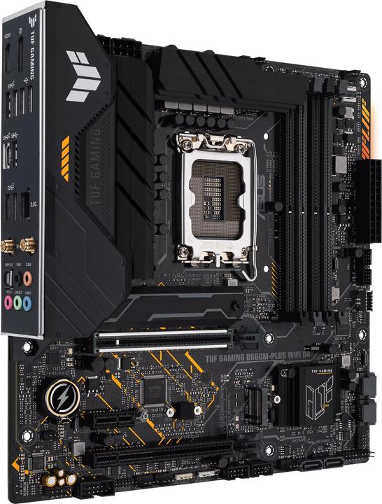 Produktbild ASUS TUF GAMING B660M-PLUS D4 (LGA 1700, Intel B660, mATX)