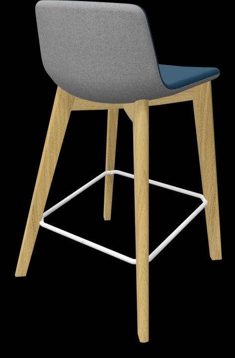 Actual product image Narbutas Twist & Sit bar stool