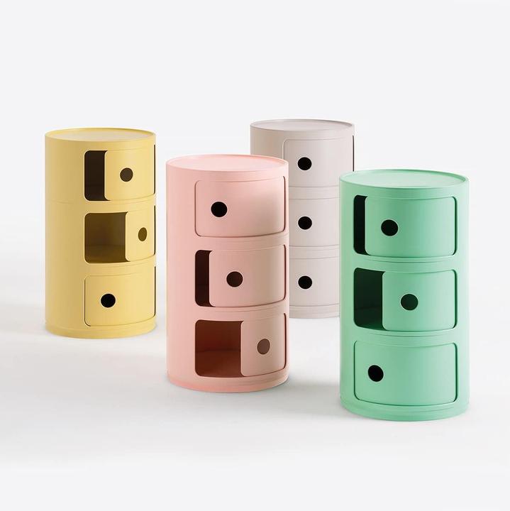 Image du produit Kartell Meubles de conteneurs biologiques Componibili (32 x 32 x 58,5 cm)