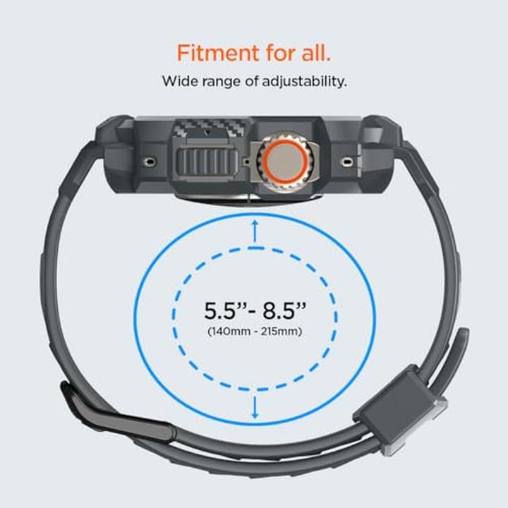 Immagine prodotto Spigen Appl Watch Ultr 2/1 RugArmProDkGr