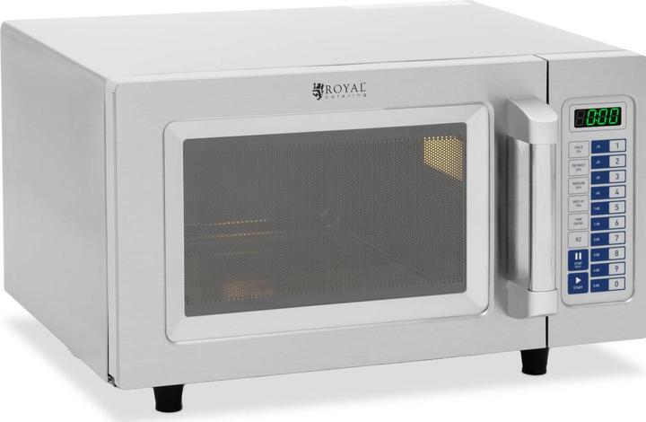 Produktbild Royal Catering Gastro-Mikrowelle Mikrowellenherd Mikrowelle Edelstahl Timer 1550 W 25 L (25 l)