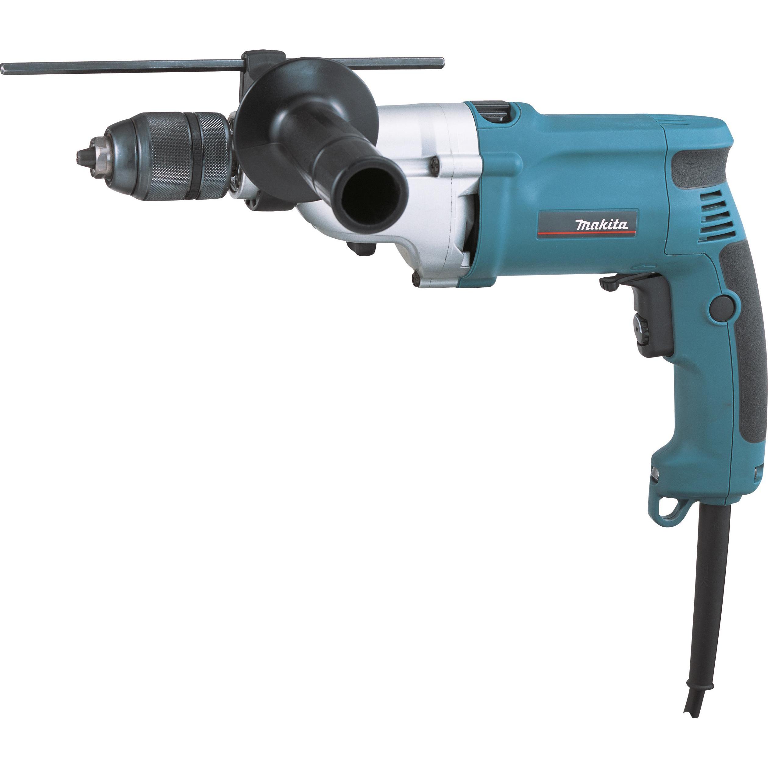 Makita, Bohrmaschine + Akkuschrauber, Schlagbohrmaschine HP2051J im MAKPAC (Netzbetrieb)