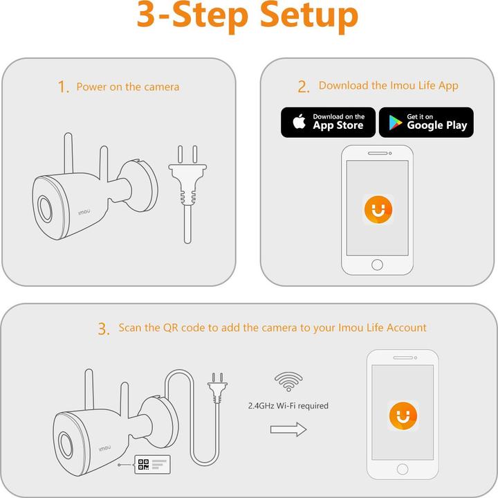 Actual product image Dahua WRL CAMERA F22P BULLET 2C/IPC-F22P IMOU (1920 x 1080 Pixels)