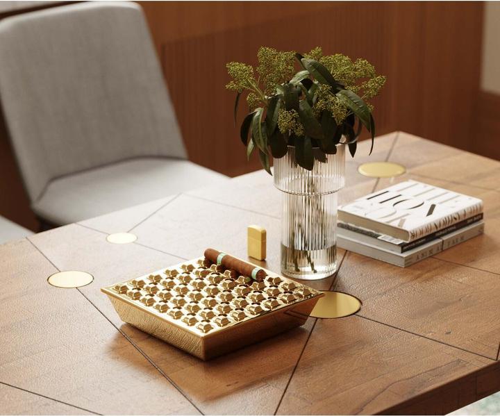 Produktbild Designlife Ascher Soho Square Messing 25x25cm