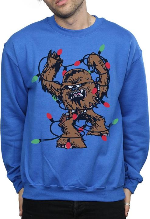 Immagine prodotto Star Wars Chewbacca Christmas Fairy Lights Felpa Uomo (3XL)