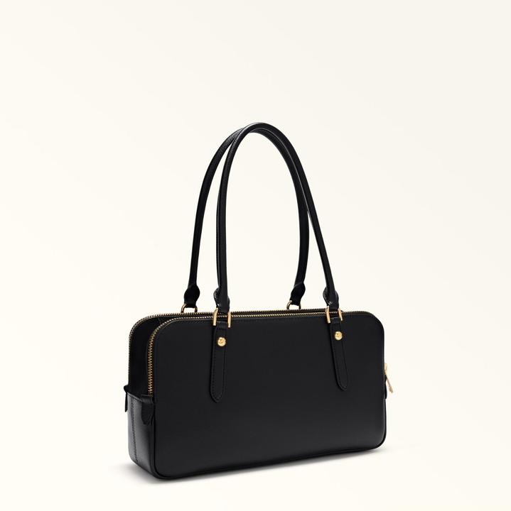 Immagine prodotto Furla giulia m boston leather shoulder bag, black