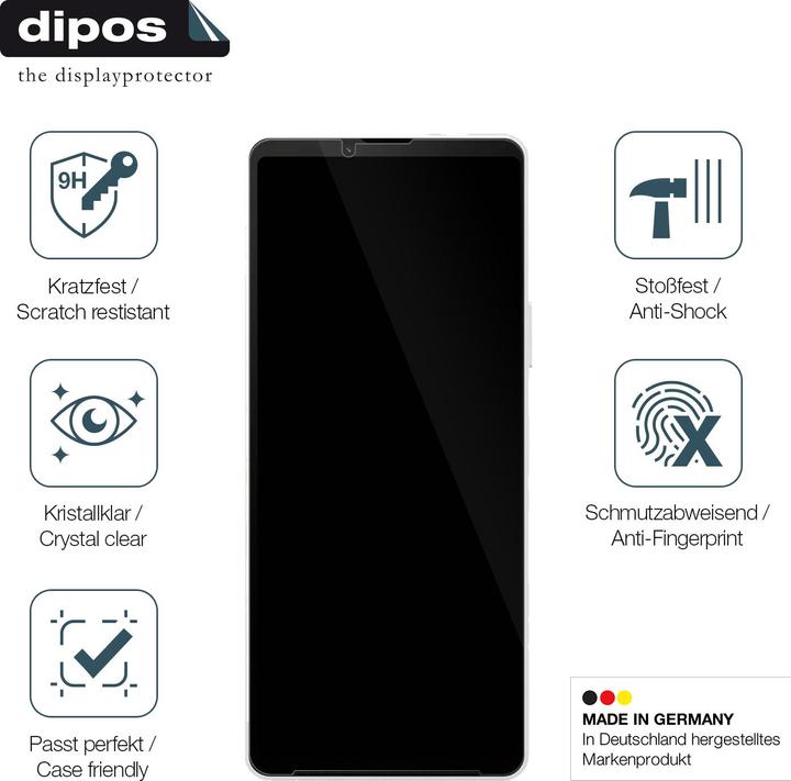 Immagine prodotto Dipos Anti-Shock Pellicola Protettiva (1 Pezzo/i, Sony Xperia 10 VI)