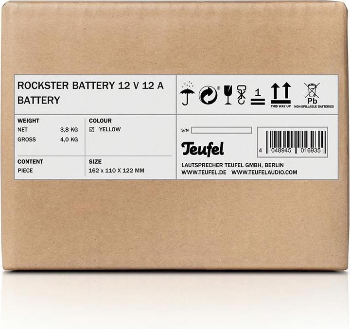 Actual product image Teufel Rockster 2017 Akku