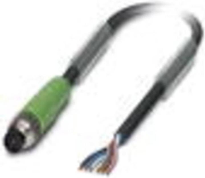 Actual product image Phoenix 1522118. cable length: 5 m, connector: M8, product color: black, grey