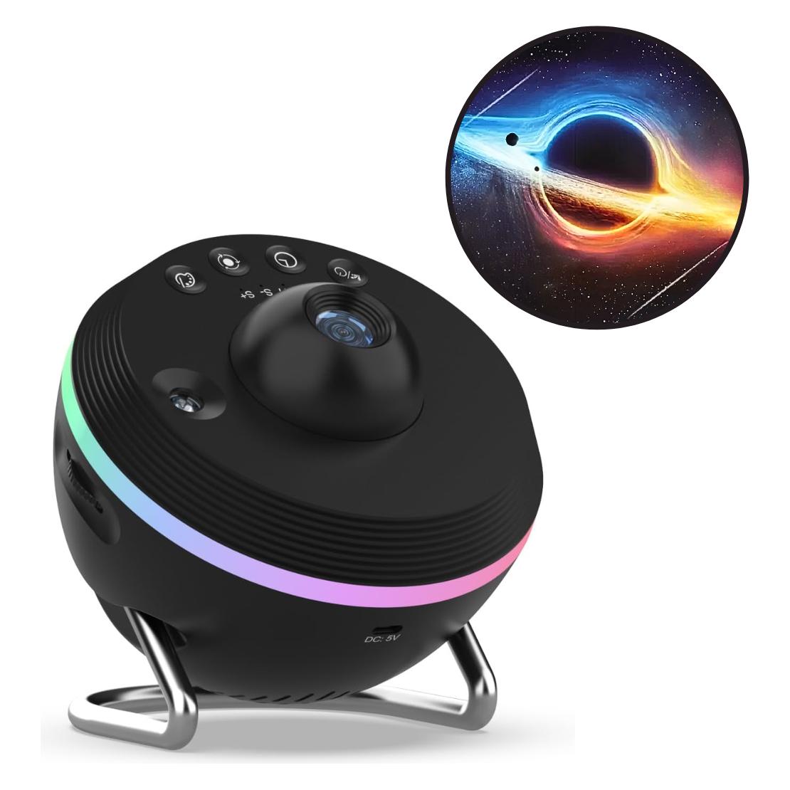 Projecteur Galaxie Planétarium CUTEEEE Avec 13 Disques, LED Noir, Pour Chambre Enfant Ou Adulte